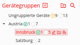Gerätegruppenbaum